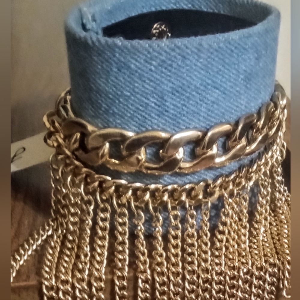 Chic Gold Chain Fringe Belt